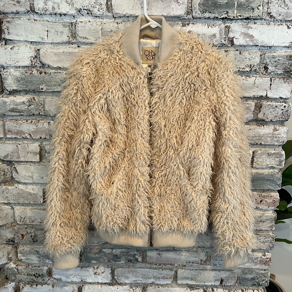 Chaser faux fur jacket purchased on Revolve size Sm
